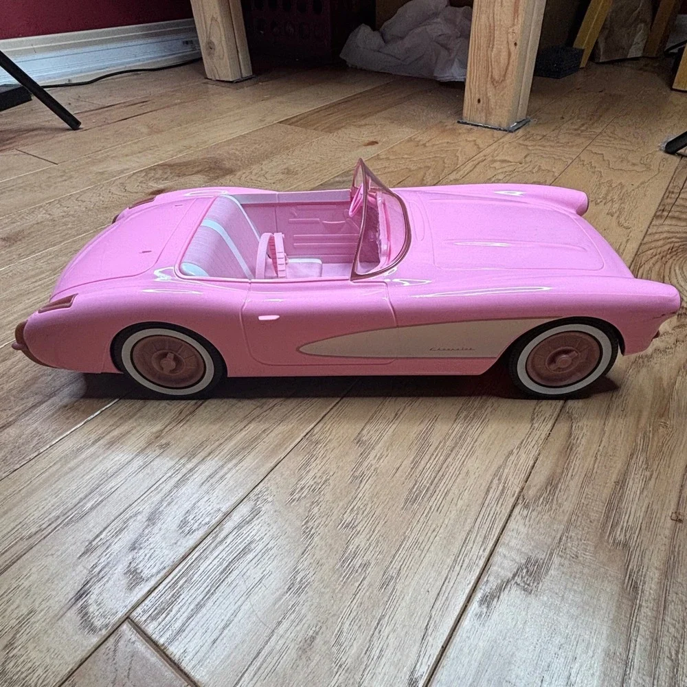 Barbie Movie Corvette RC Vehicle Pink C1 Chevrolet 2022 Mattel HPW40 No Remote